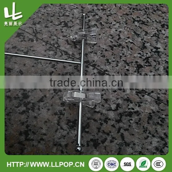 Magnetic base L type metal POP or Poster display stand