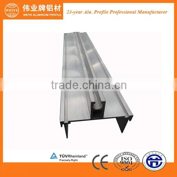 High quality power coating aluminium rail for sliding door