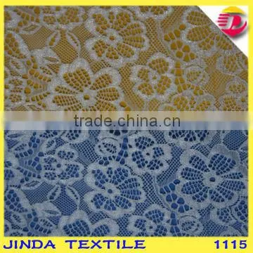 embroidered lace fabric for bridal lace and fabric