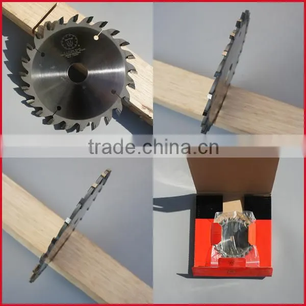 china woodworking cutting tool 7'' tungsten carbide circular saw blade conical scoring blade