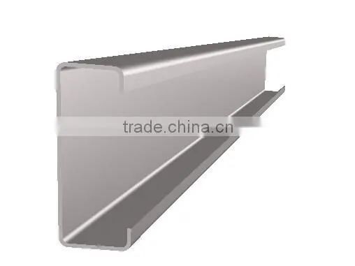 C shaped stainless steel channel