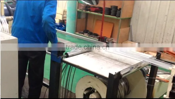 Thin sheet slitting line for slitting coil to thin coil