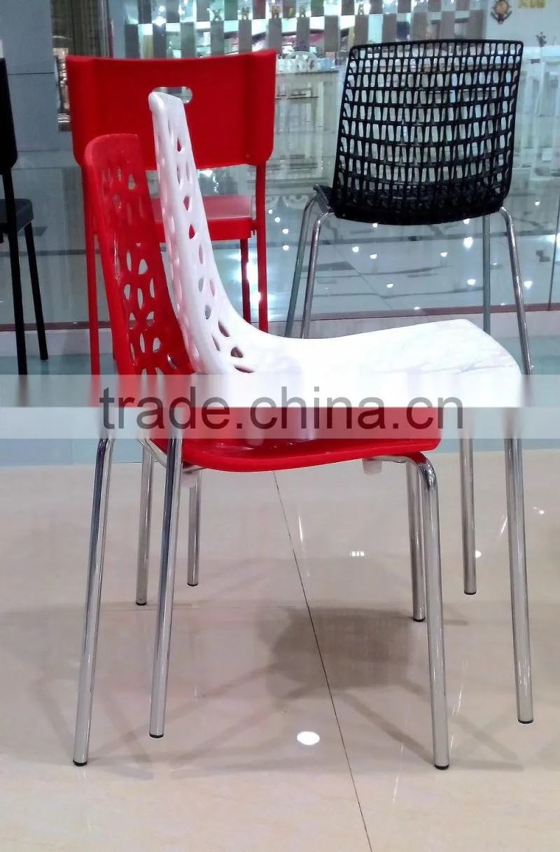 High quality wholesale modern popular design PP plastic BUBBLE CHAIR with chromed metal base