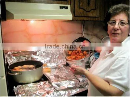 Convenient disposable aluminum foil oveb pads