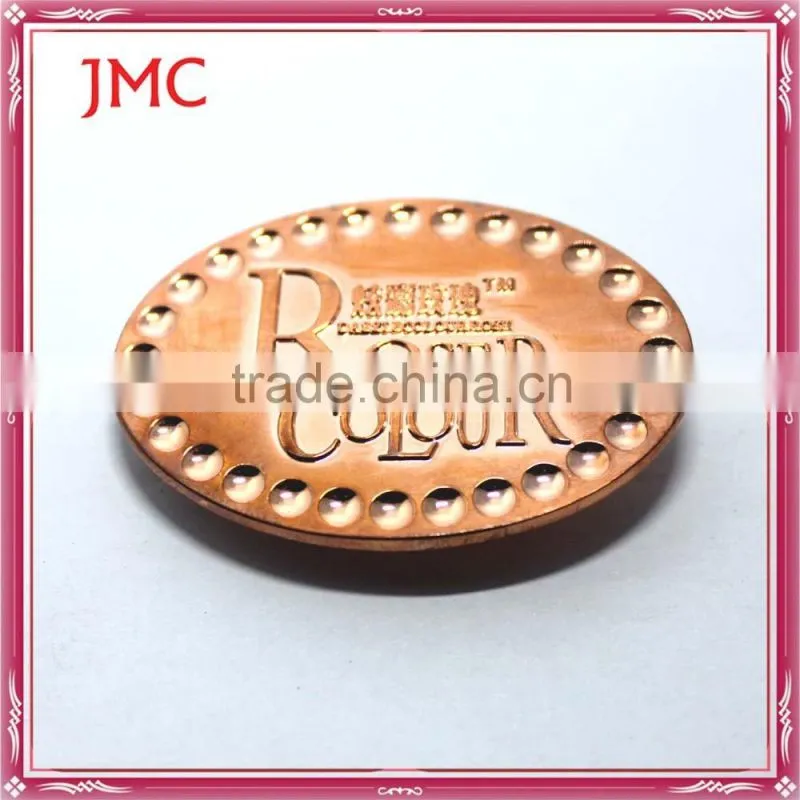 High quality and price zinc alloy gold silver bronze souvenir blank metal medal