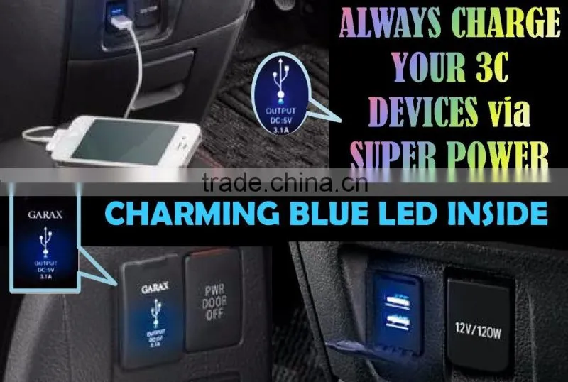 USB CAR SOCKET Exclusive For NissanN DUSTPROOF COVER Battery Adapter iphone