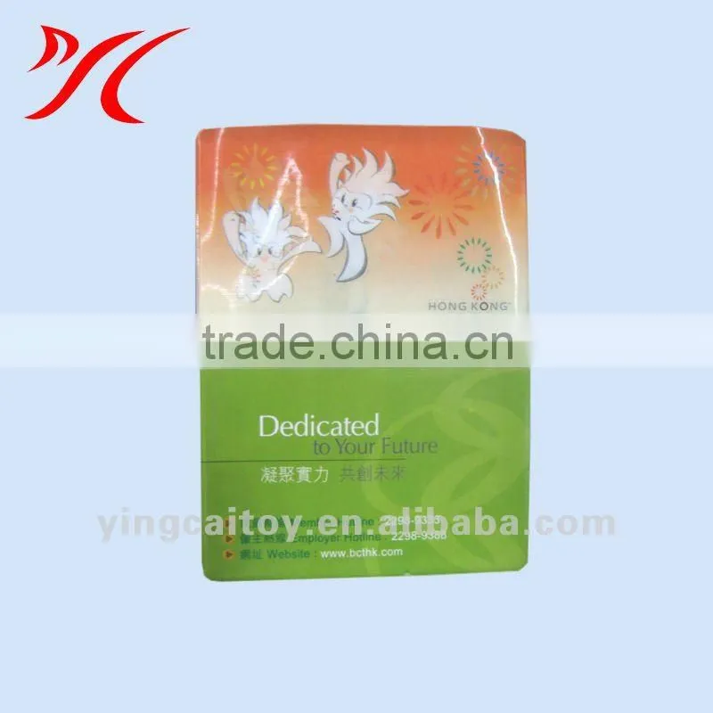 PVC business card holder with logo print freely