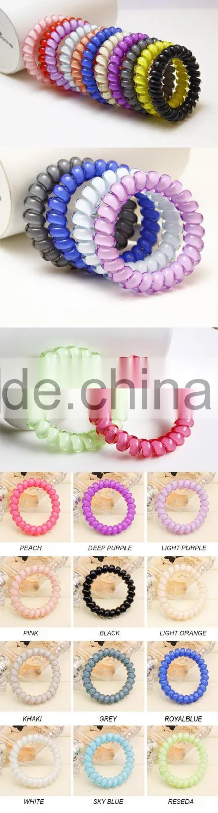 2016 Kids fashion handmade hair band of polymer clay ,elastic hair band