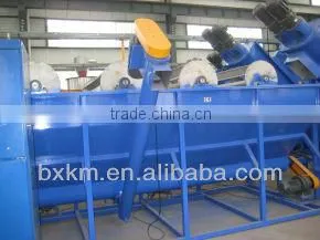 waste PP PE film plastic washing recycling line