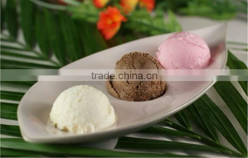CE Approved three colour soft serve ice cream machine