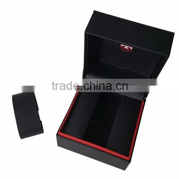 Luxury Leather Empty Watch Case Storage Box.