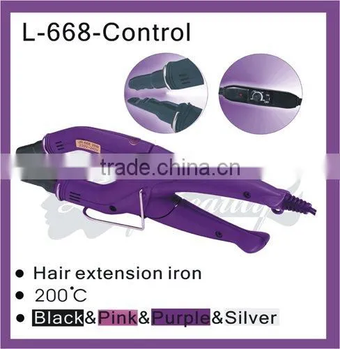 Hair extension iron for salon