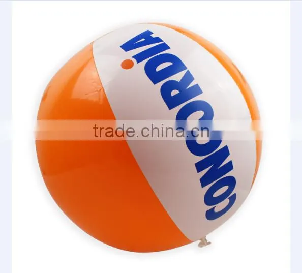 Partypro Zhejiang Factory Color Change 2015 High Quality Custom PVC Beach Ball