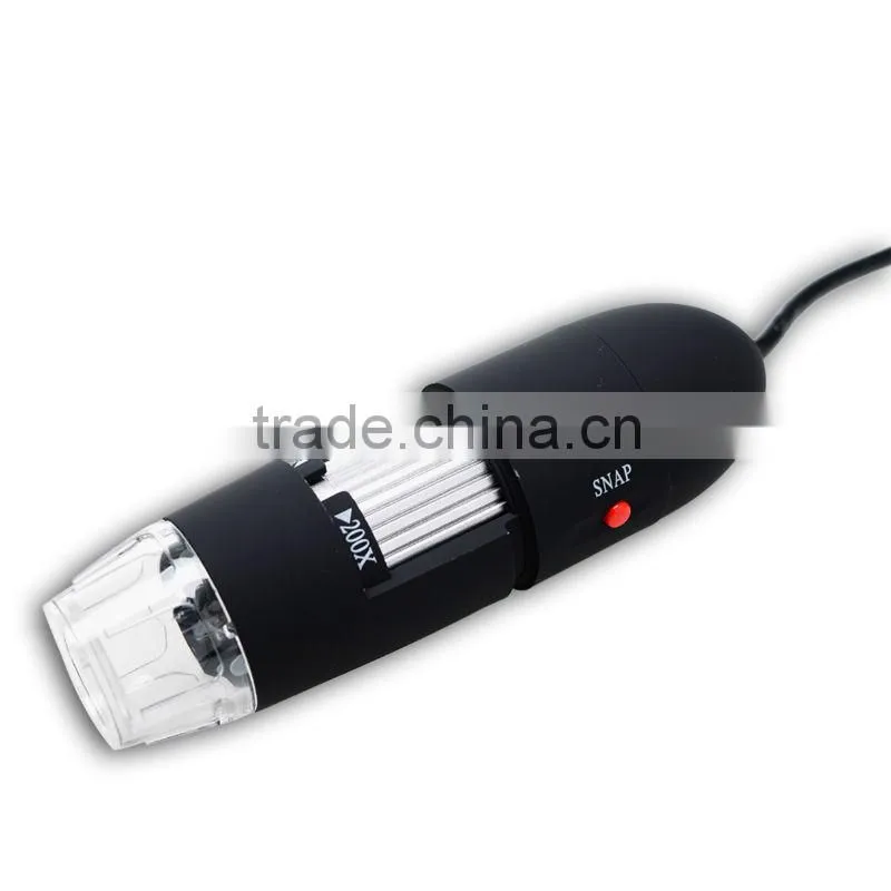 25x - 200x 2MP USB Digital Microscope Endoscope Video Camera Magnifier w/Driver