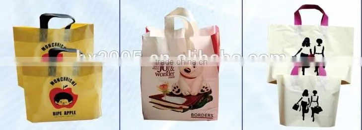 beautiful high clear printing plastic packing garbage bag