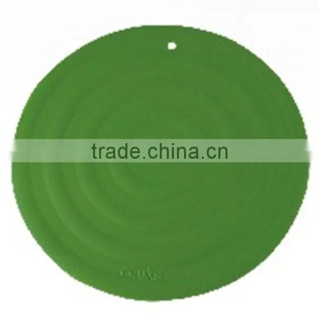 175x175x3.2mm weave shape Anti-dust silicone coaster trivet