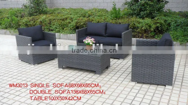 wicker corner sofa
