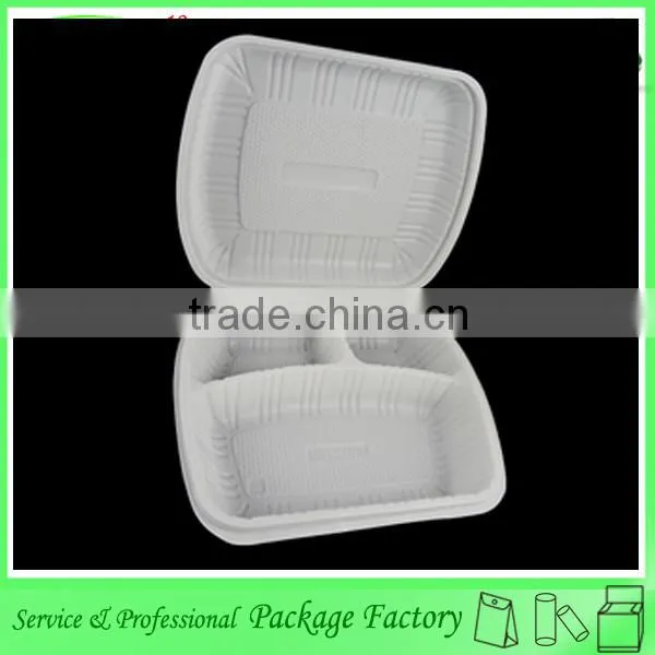 Biodegradable blister compartment school lunch tray