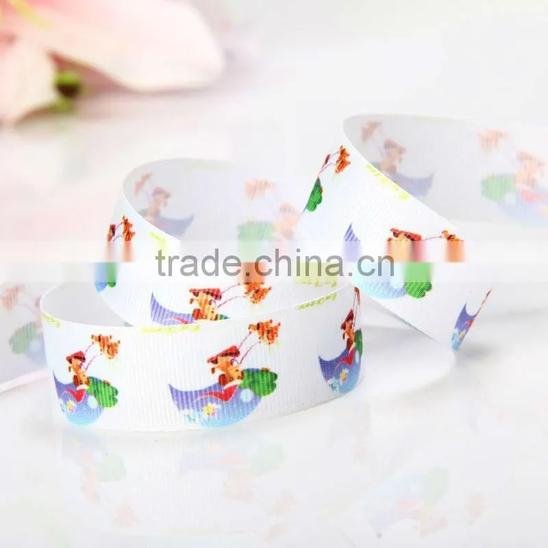 Character Printed Grosgrain Ribbon Wholesale