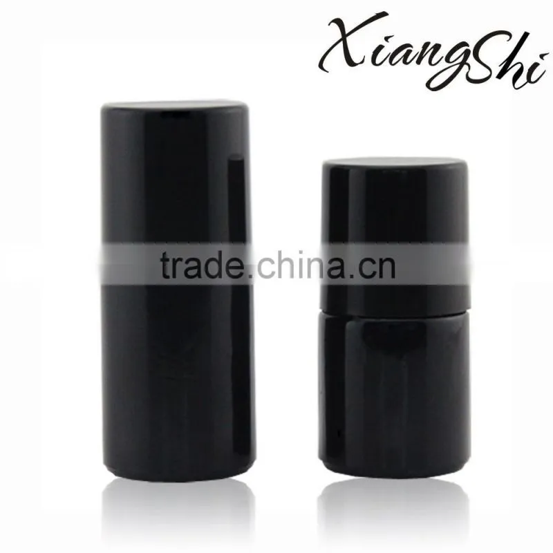15Ml Black Gel Nail Polish Bottles With Black Cap And Brush