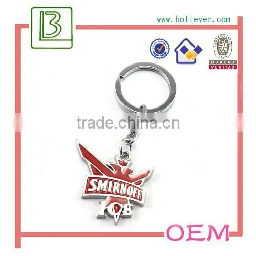 Factory Direct Price Promotional Item metal keychain with custom logo