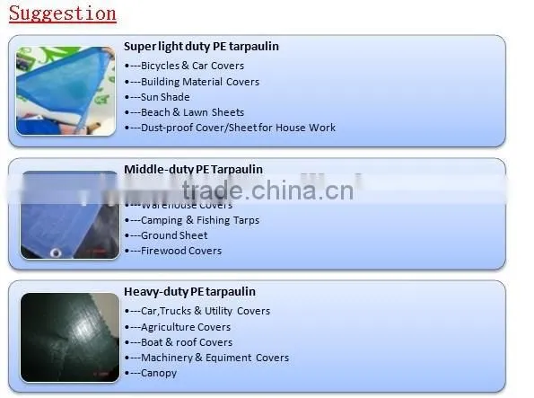 China Tarpaulin Factory Price Green Polyethylene Woven Tarpaulin Fabrics