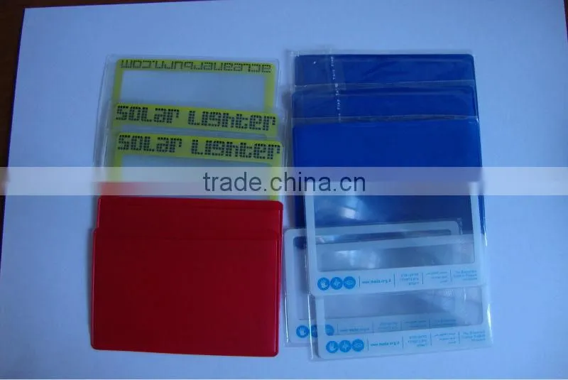PVC Fresnel Lens Card Magnifier Sheet
