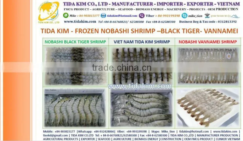 LOBSTER SHRIMP SUSHI FROZEN EBI BLACK TIGER SHRIMP VANNAMEI NOBASI IQF BREADED TORPEDO BUTTERFLY FROZEN LOBSTER TIDA KIM