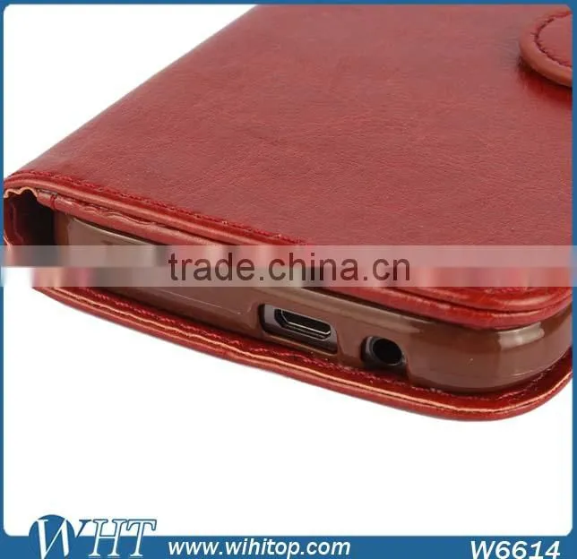 New Phone Case 2015 Hot Sale for HTC One M9 Wallet Case PU Leather Flip Cover