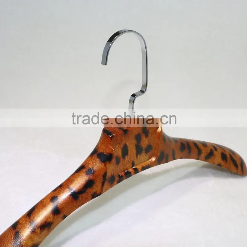 Hot sale fancy plastic clothes hanger for garment display