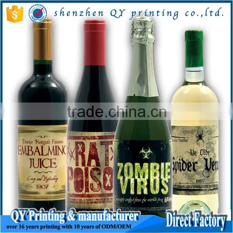 Sticker Label for Juice Bottle,Sticker Labels,Personalized Design Sticker Label