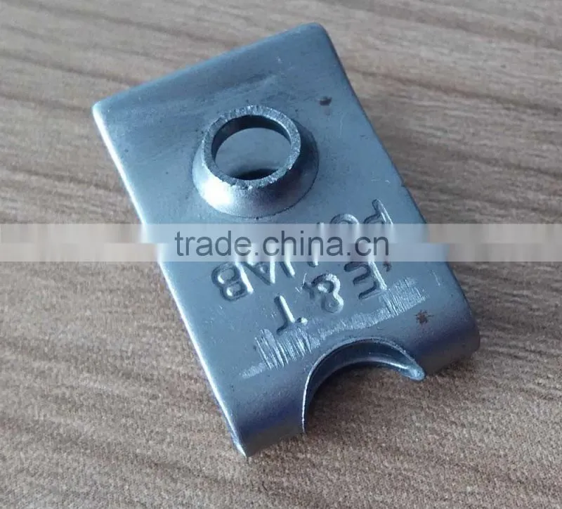 China fastener auto clips card buckle steel metal card buckle