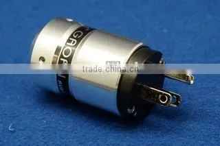 Hi-End Rhodium Plated US Male power Plug IEC female connector