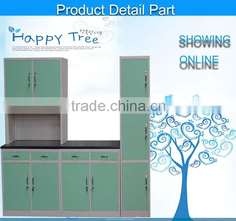 Dubai Hot-selling Stainless Steel Commercial Kitchen Cabinet with Different Colors