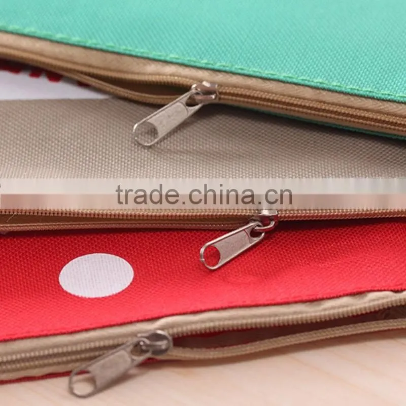Promotion cheap customized travel document holder with zipper china supplier
