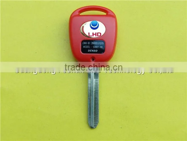 Toyota remote car key shell key case 2 buttons Toy43 in red