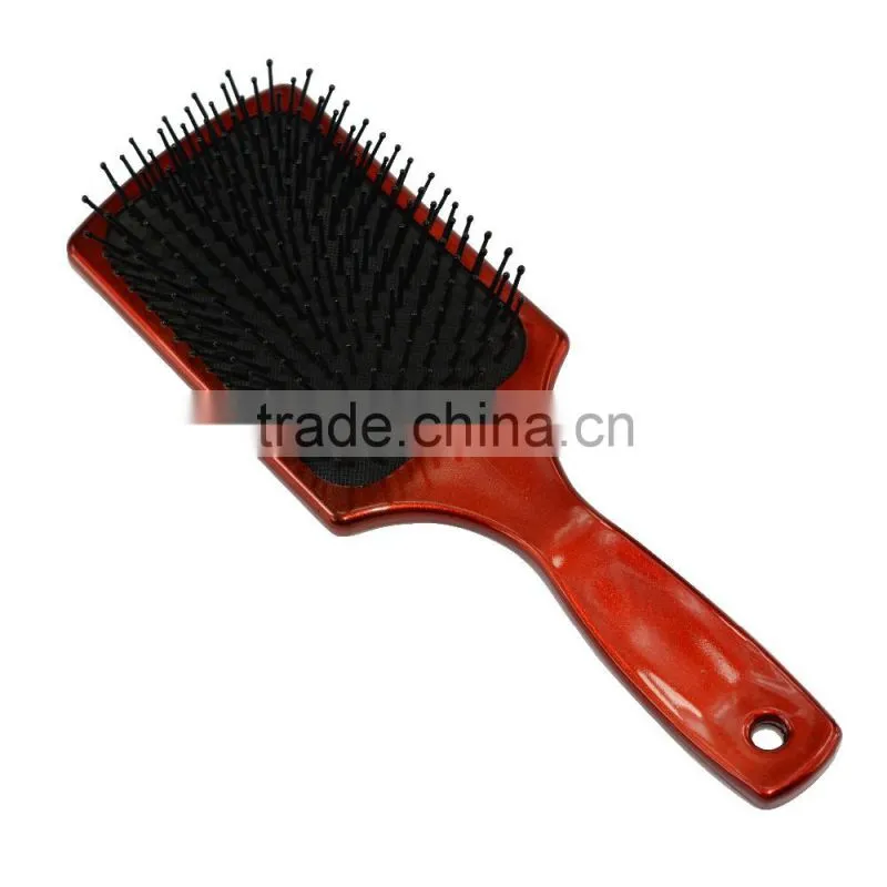 high quality paddle massage brush plastic hair brush