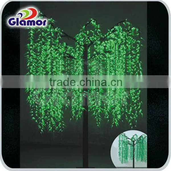 Green Outdoor LED Decorative Willow Tree Light