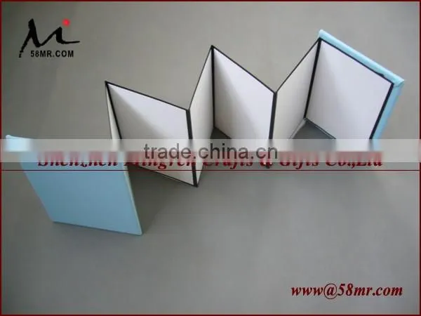Mini Leather Peel and Stick Photo Album Holder Folio