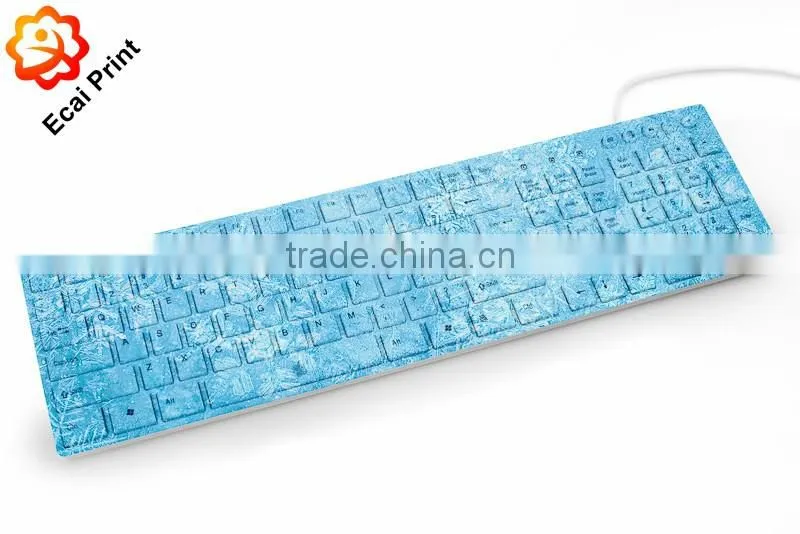 new model special heat transfer printed digital printing usb keyboard