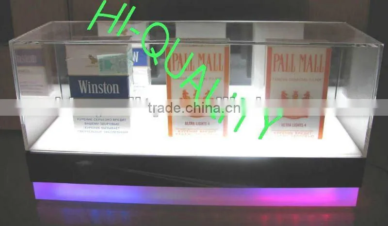 3 packs cigarette display cabinet / cigarette display box