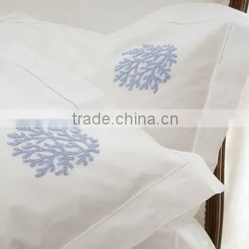 hand embroidery bedding set
