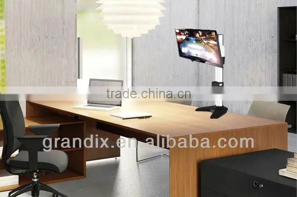Cold rolled steel adjustable flexible tv desk bracket