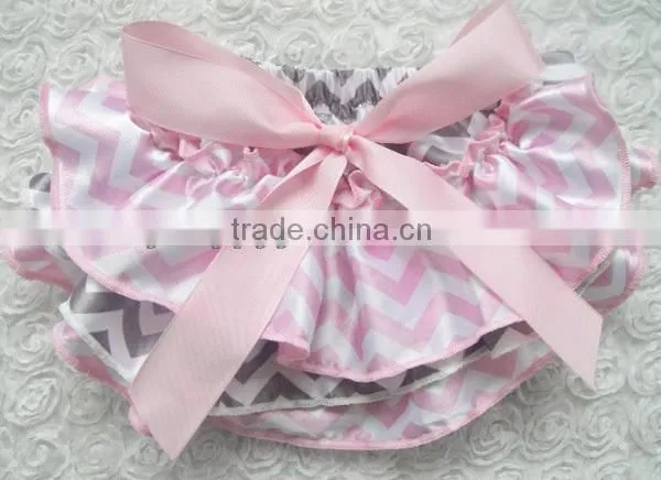 floral pint ribbon comfort ruffled girl baby bloomers wholesale