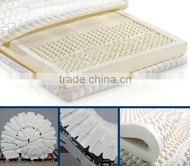 100% natural latex rubber foam kind size mattress for sounds absorbtion