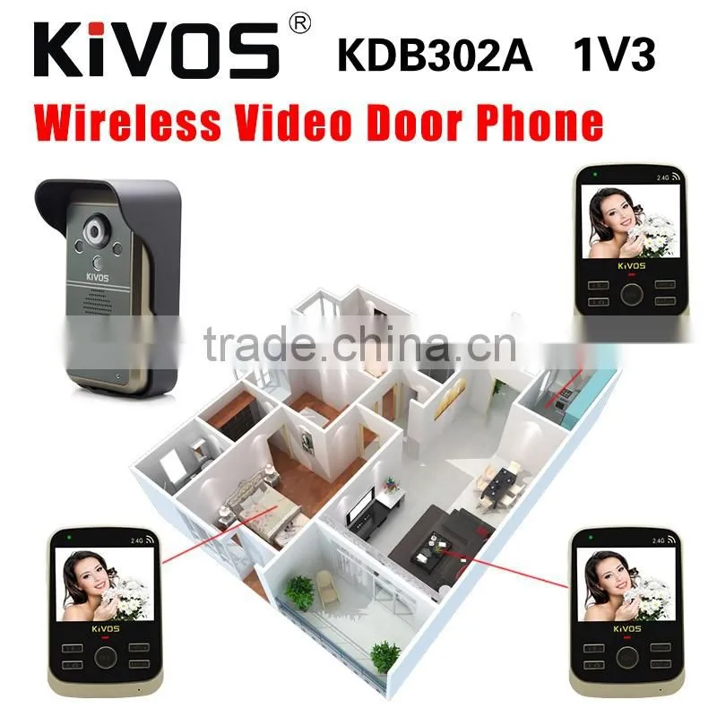 Hot sale kivos KDB302A door bell intercom and wireless video door phone