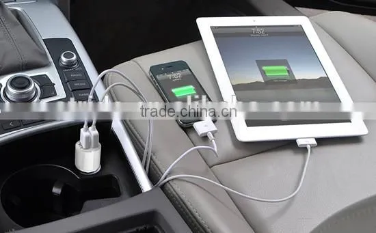 flat type electric car charger 12v dual car charger