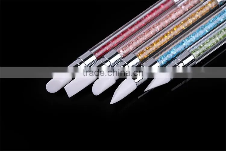 2016 profession 5PCS cheap and practical nail Soft Tips for Nail Art brush set