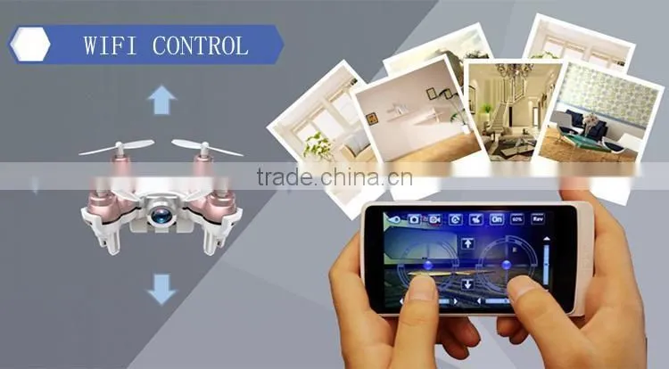 2.4G RC Mini 4CH HD camera WIFI drone smallest quadcopter drone