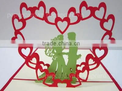 Herd boy greeting pop up card